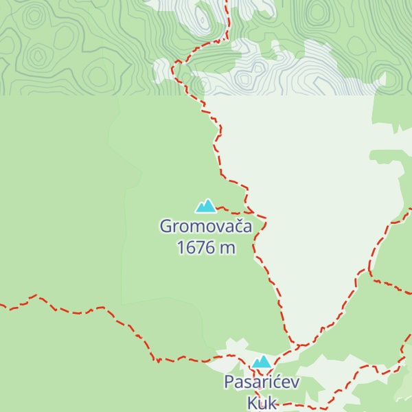 Map of Gromovača