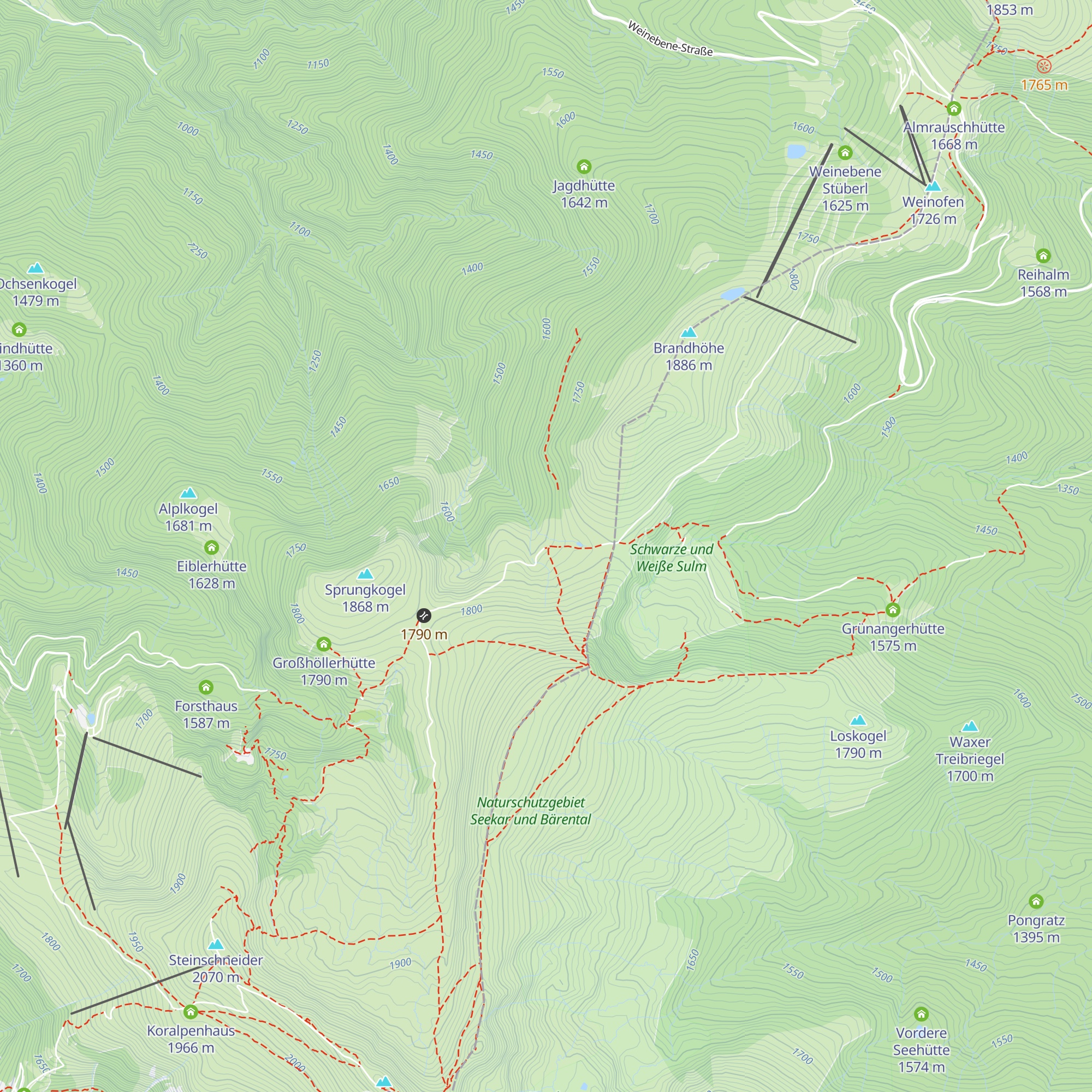 Grillitschhütte map