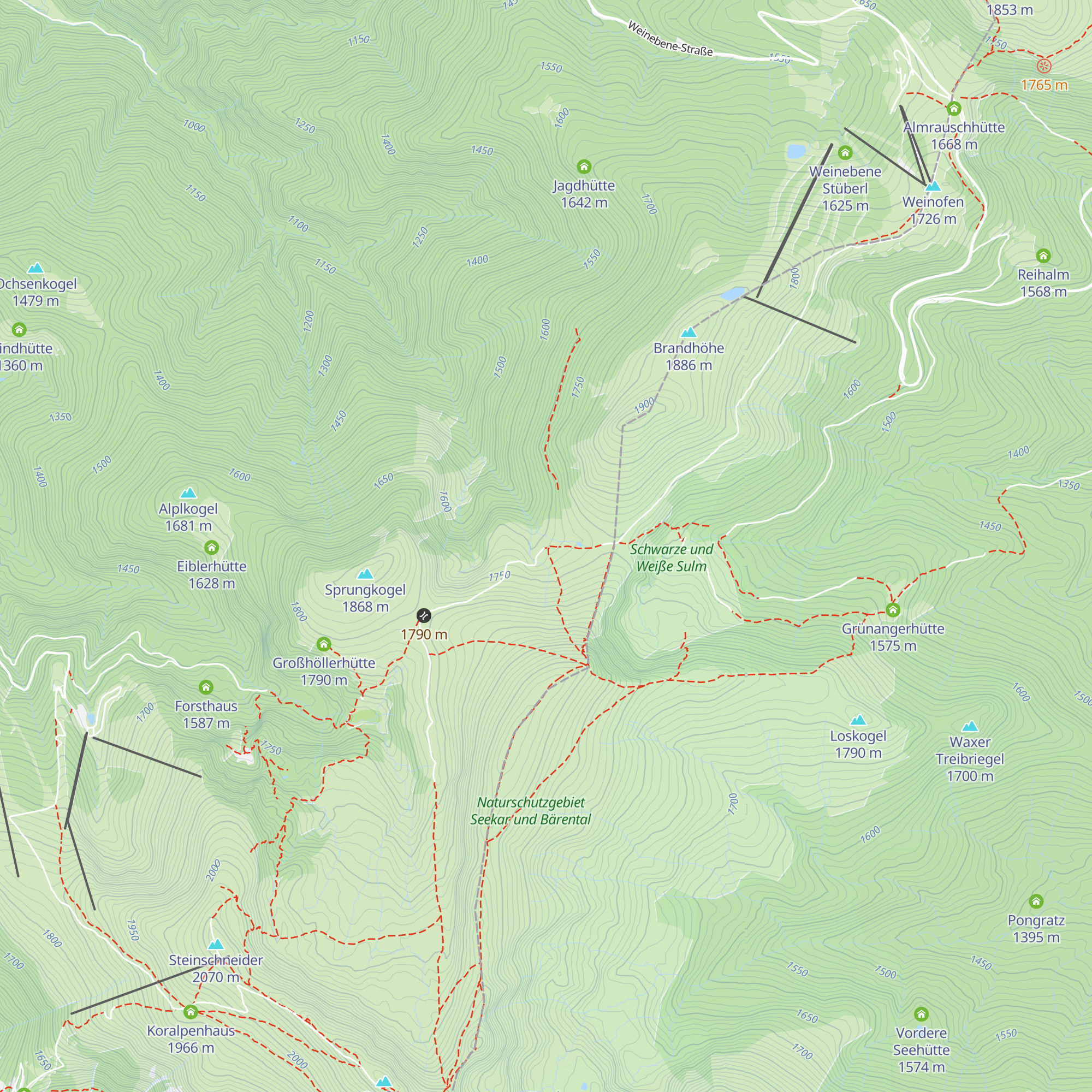 Grillitschhütte map