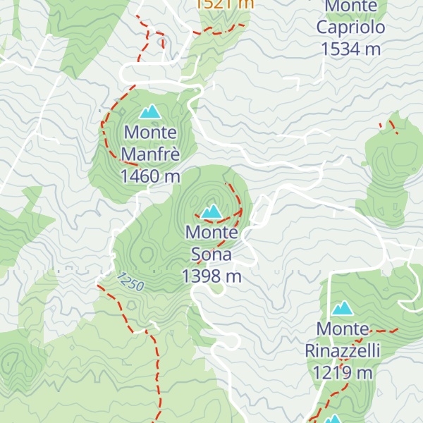 Map of Monte Sona