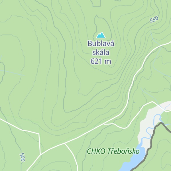 Map of Kněžská skála