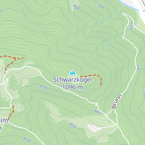 Map of Schwarzkogel