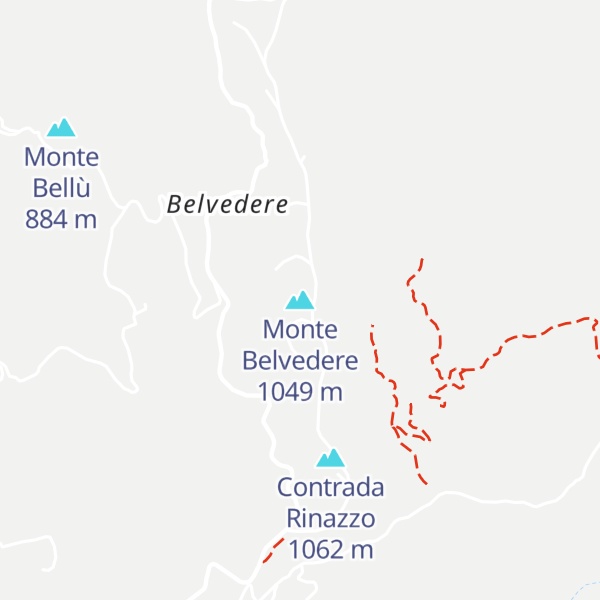 Map of Monte Belvedere
