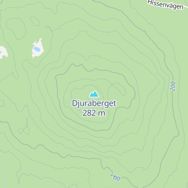 Map of Djuraberget
