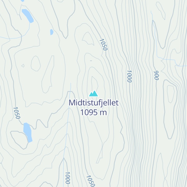 Map of Midtistufjellet