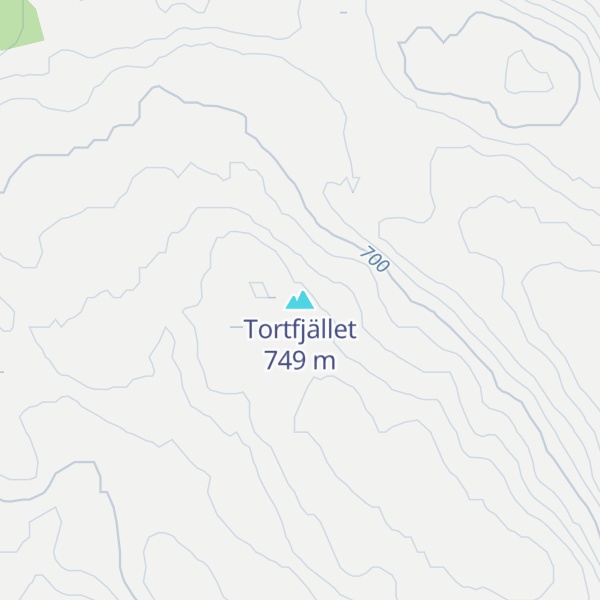 Map of Tortfjället