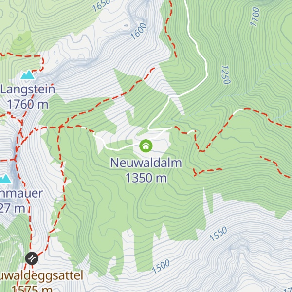 Map of Neuwaldalm