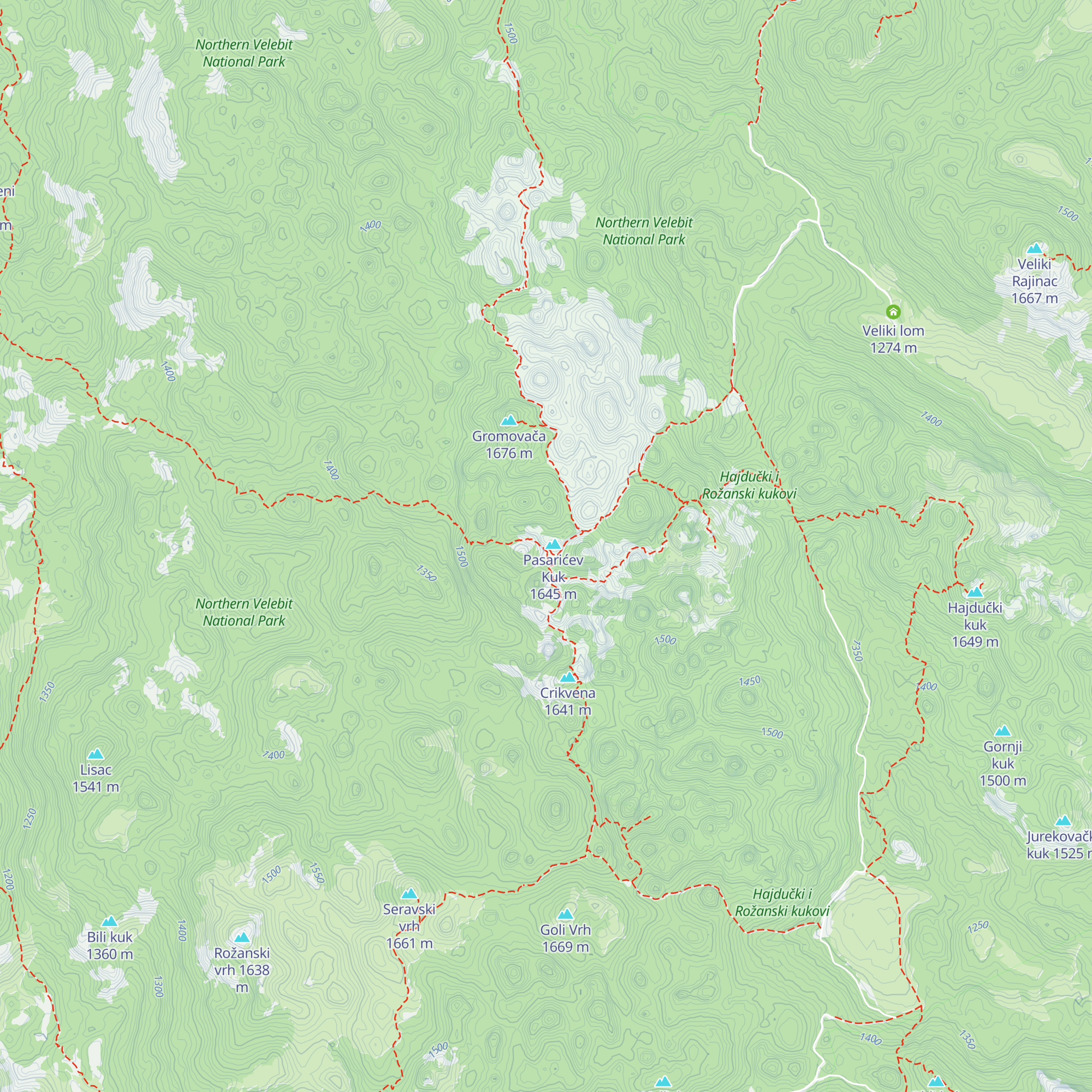 Rossijeva koliba map