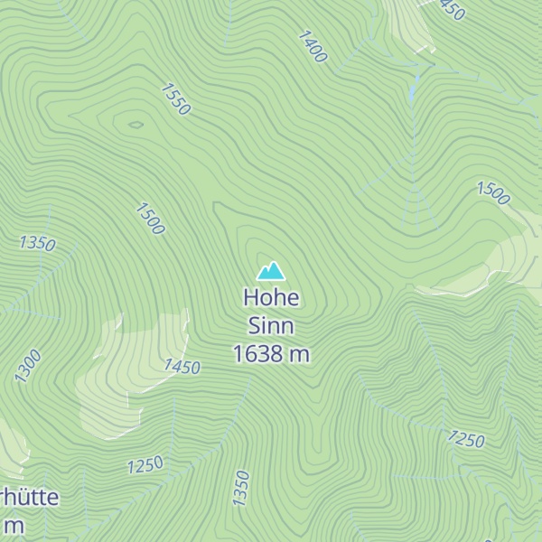 Map of Hohe Sinn