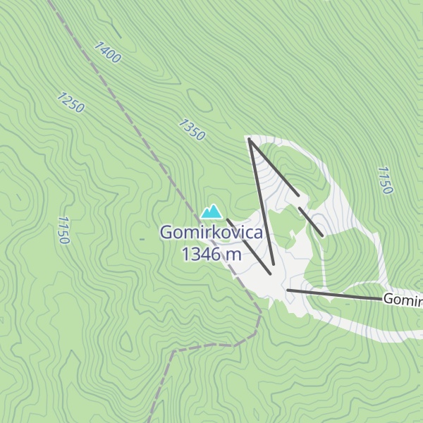 Map of Gomirkovica