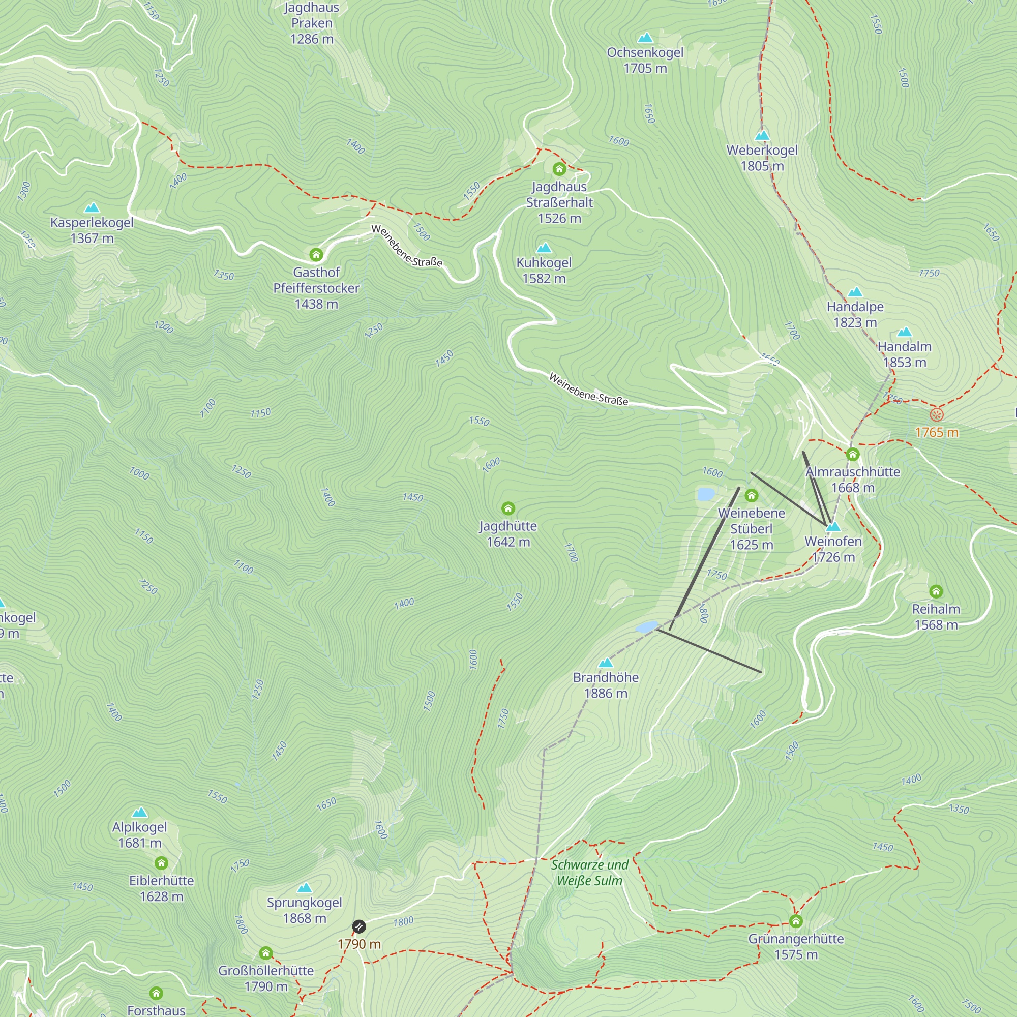 Jagdhütte map