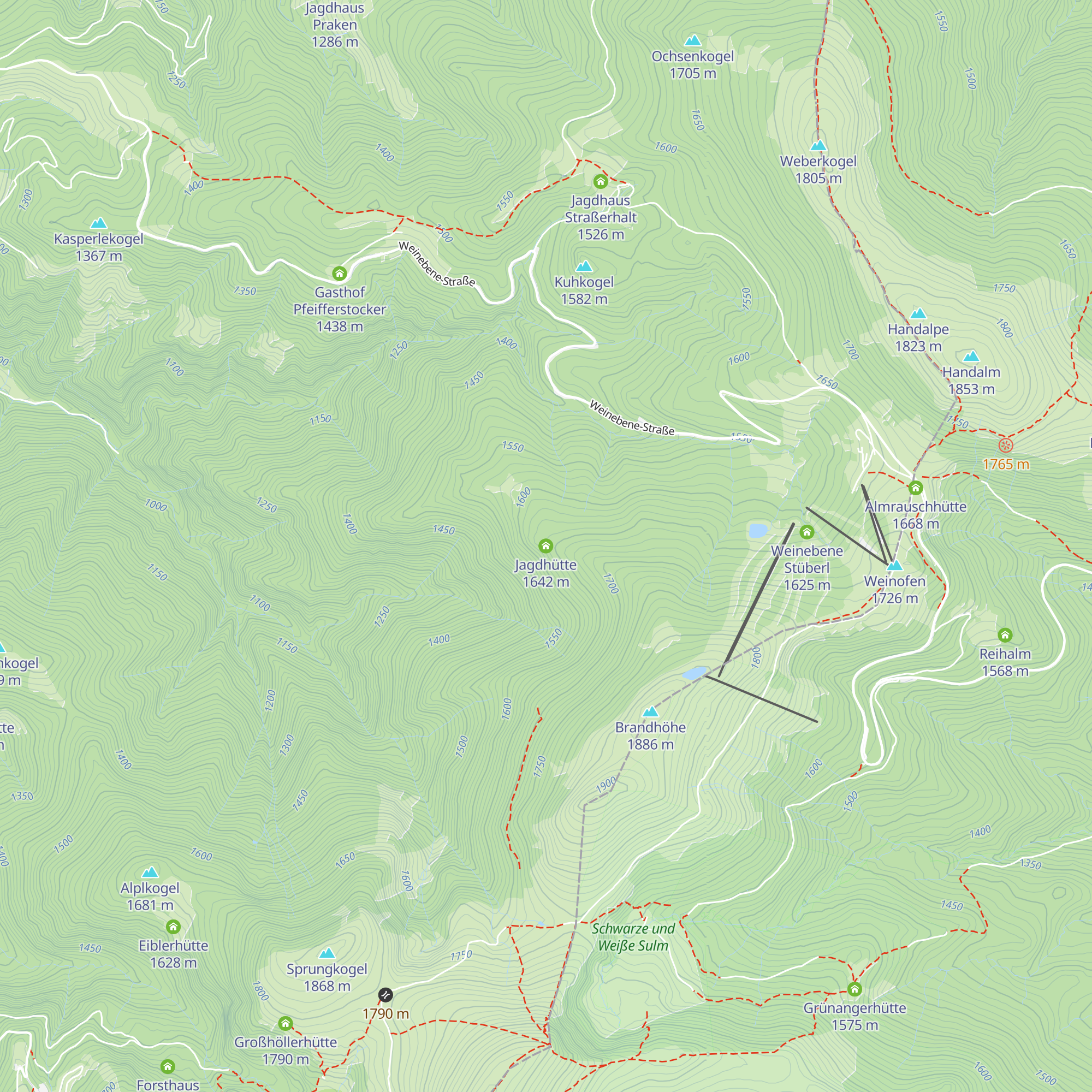 Jagdhütte map
