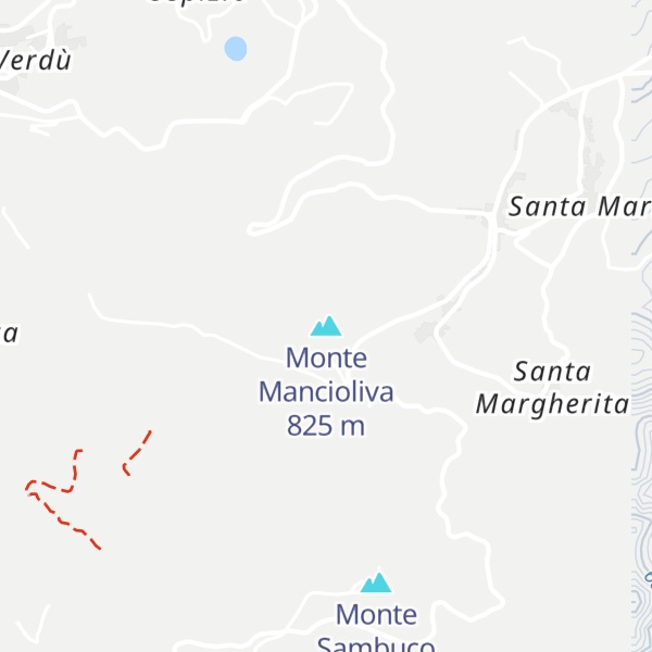 Map of Monte Mancioliva