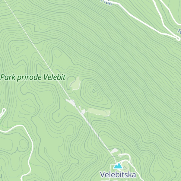 Map of Snježnik
