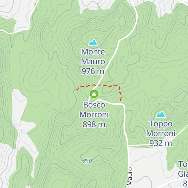 Map of Bosco Morroni