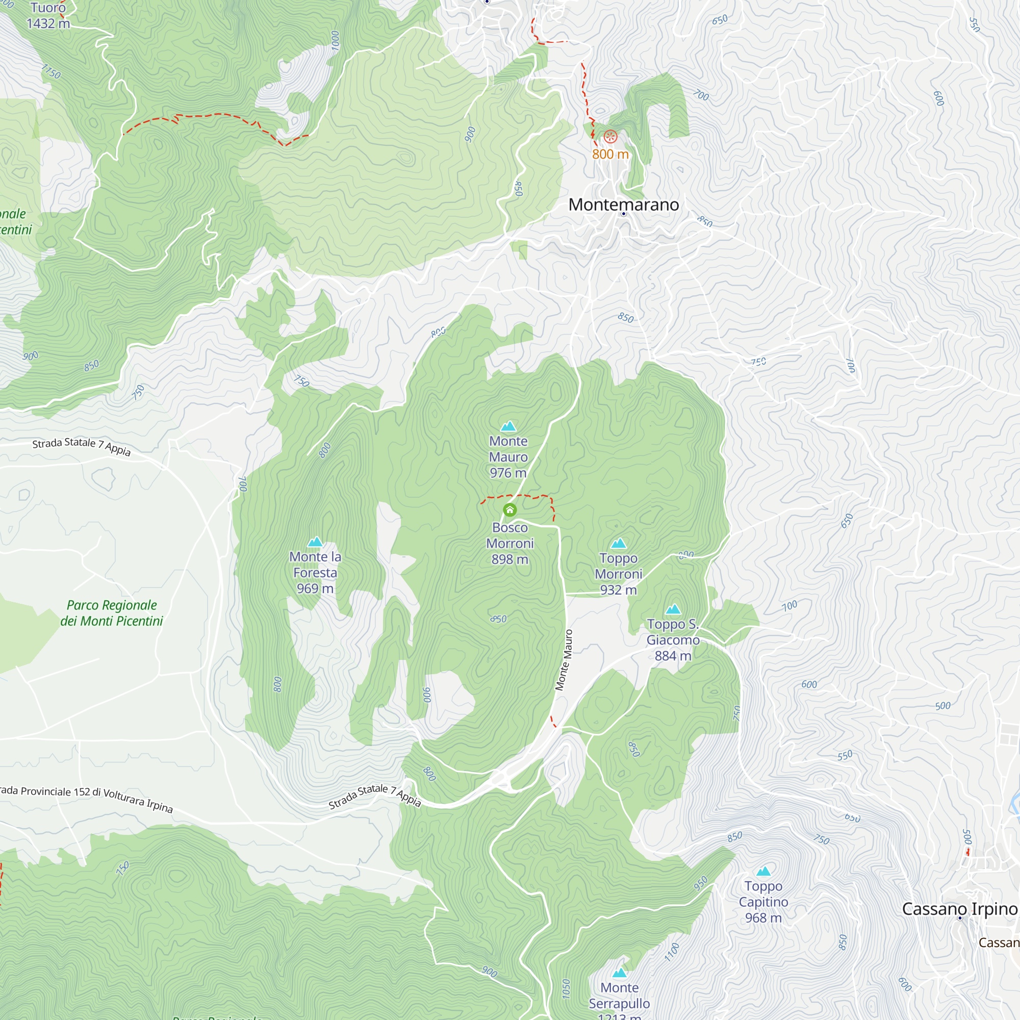 Bosco Morroni map