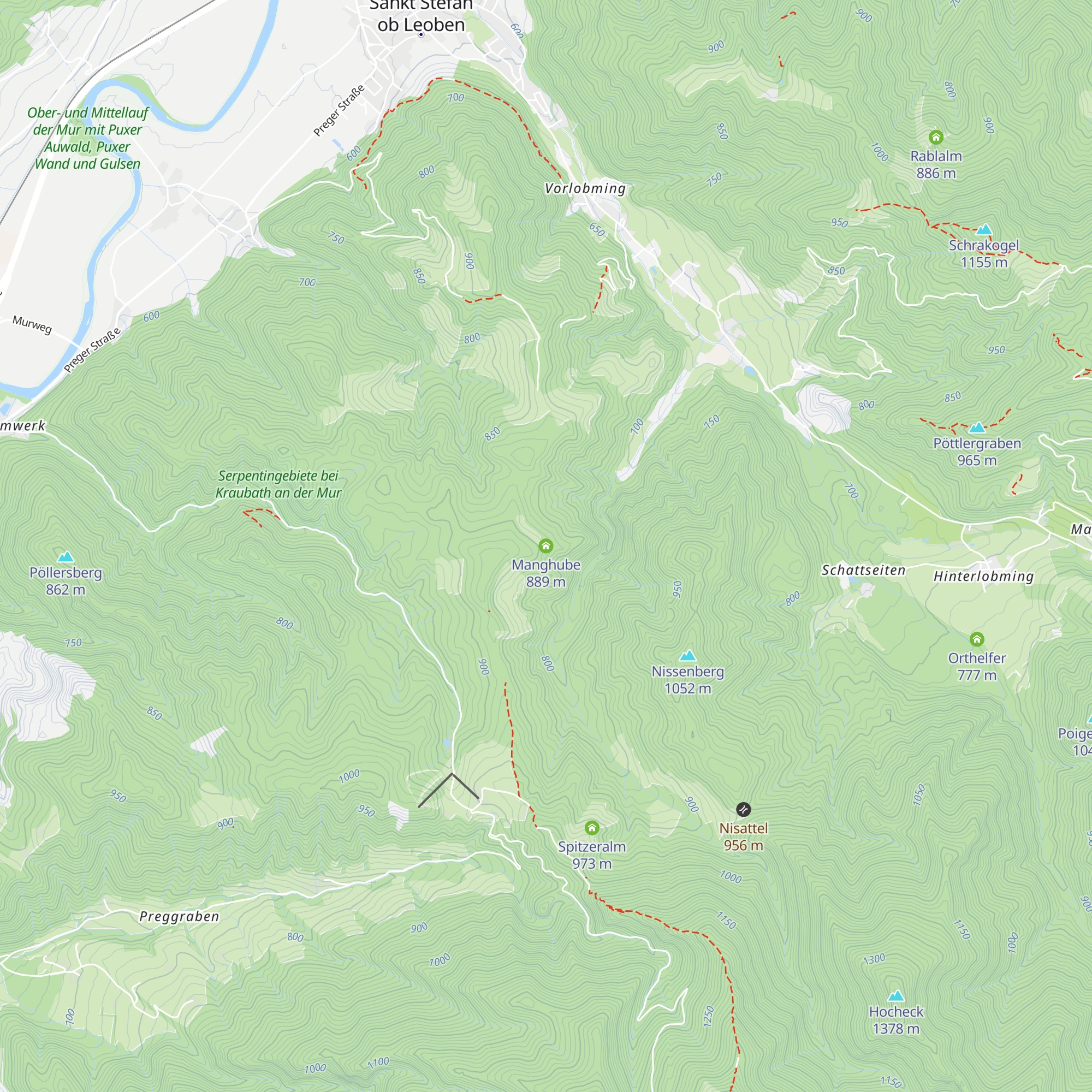 Manghube map