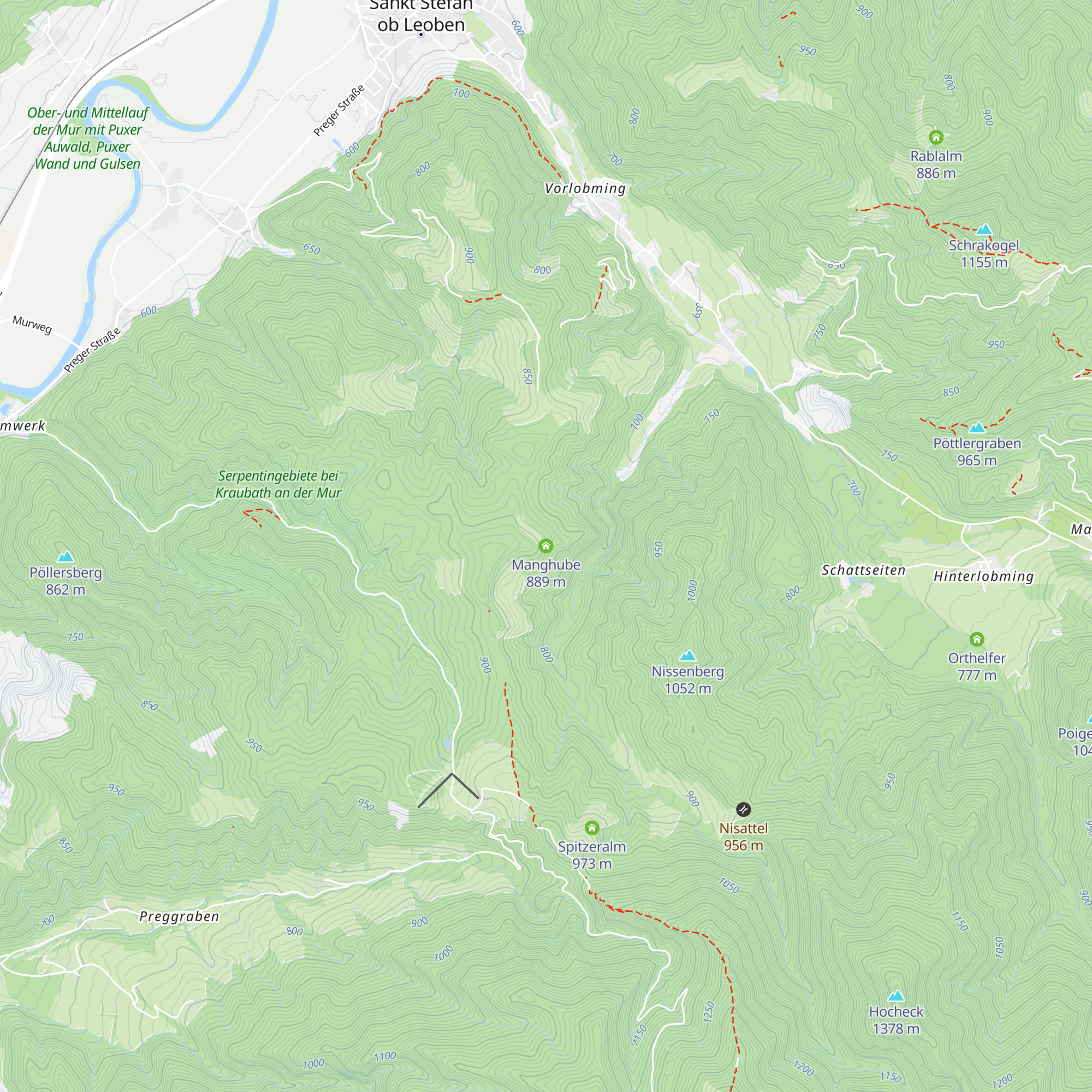 Manghube map