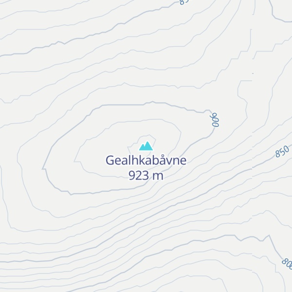 Map of Gealhkabåvne