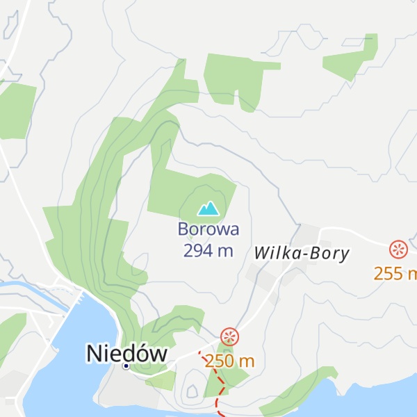 Map of Borowa