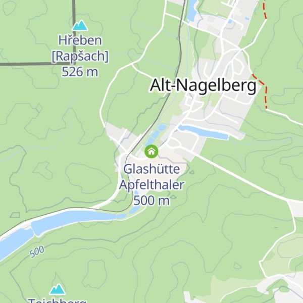 Map of Glashütte Apfelthaler