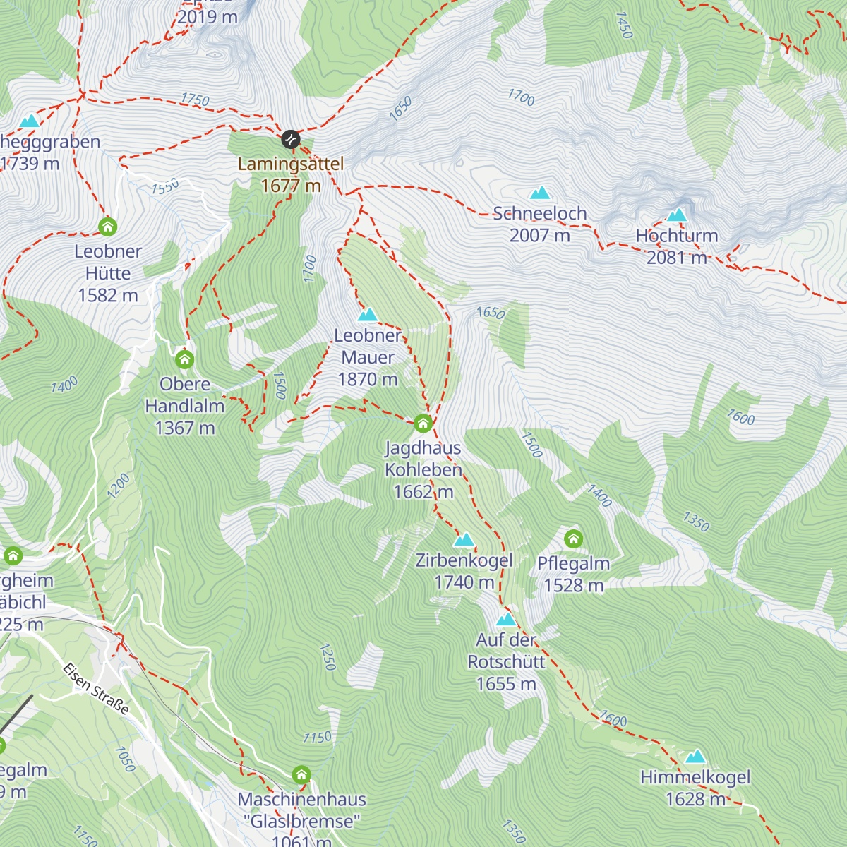 Jagdhaus Kohleben map