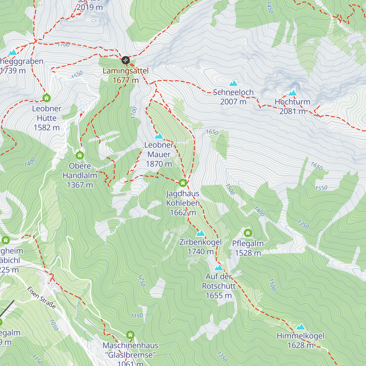Jagdhaus Kohleben map
