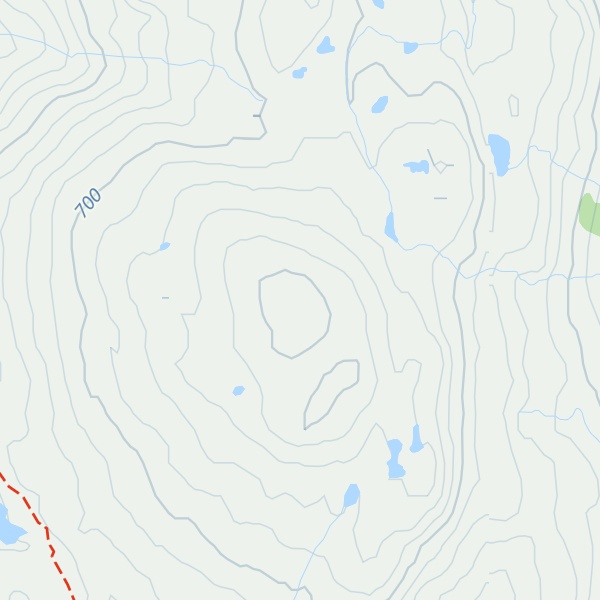 Map of Gåsvasshågen - Gássavárre