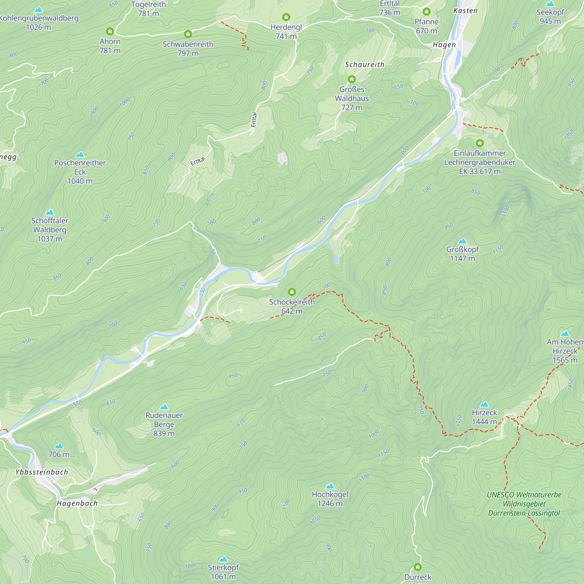 Schöckelreith map