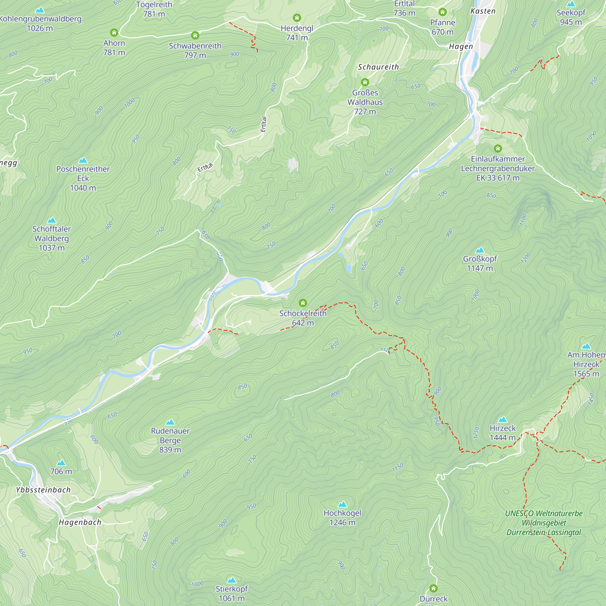 Schöckelreith map