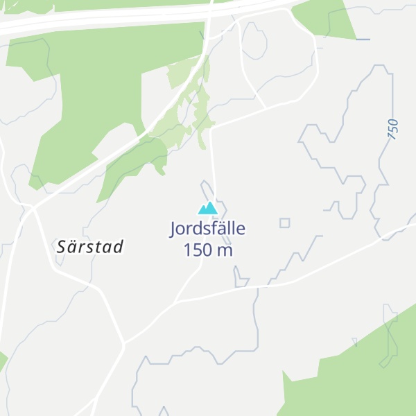 Map of Jordsfälle