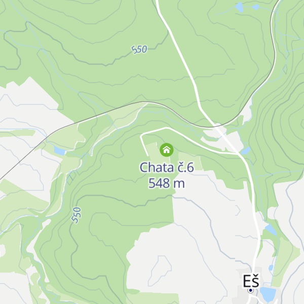 Map of Chata č.1