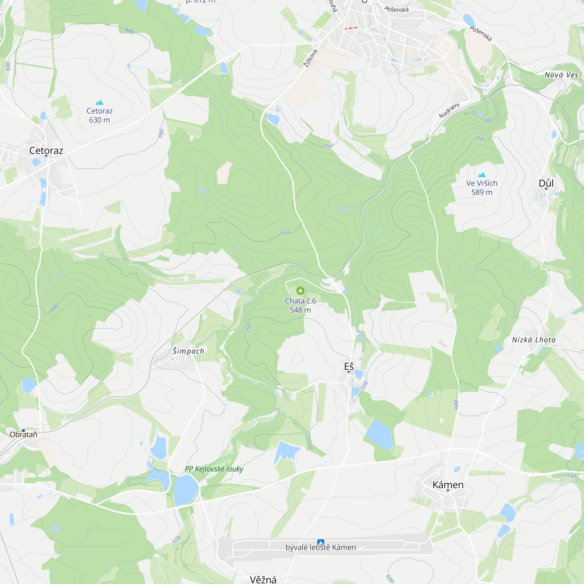 Chata č.1 map