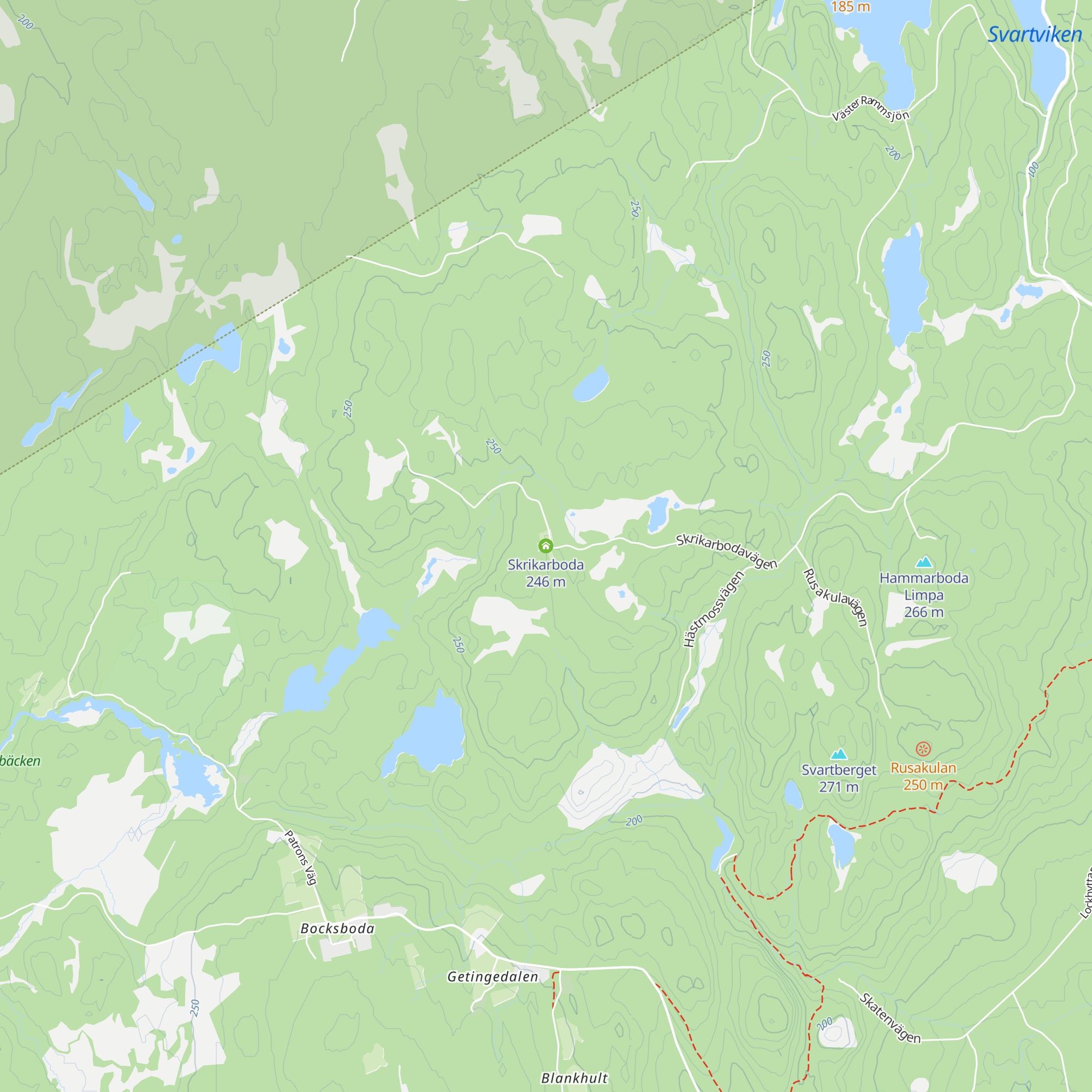 Skrikarboda map
