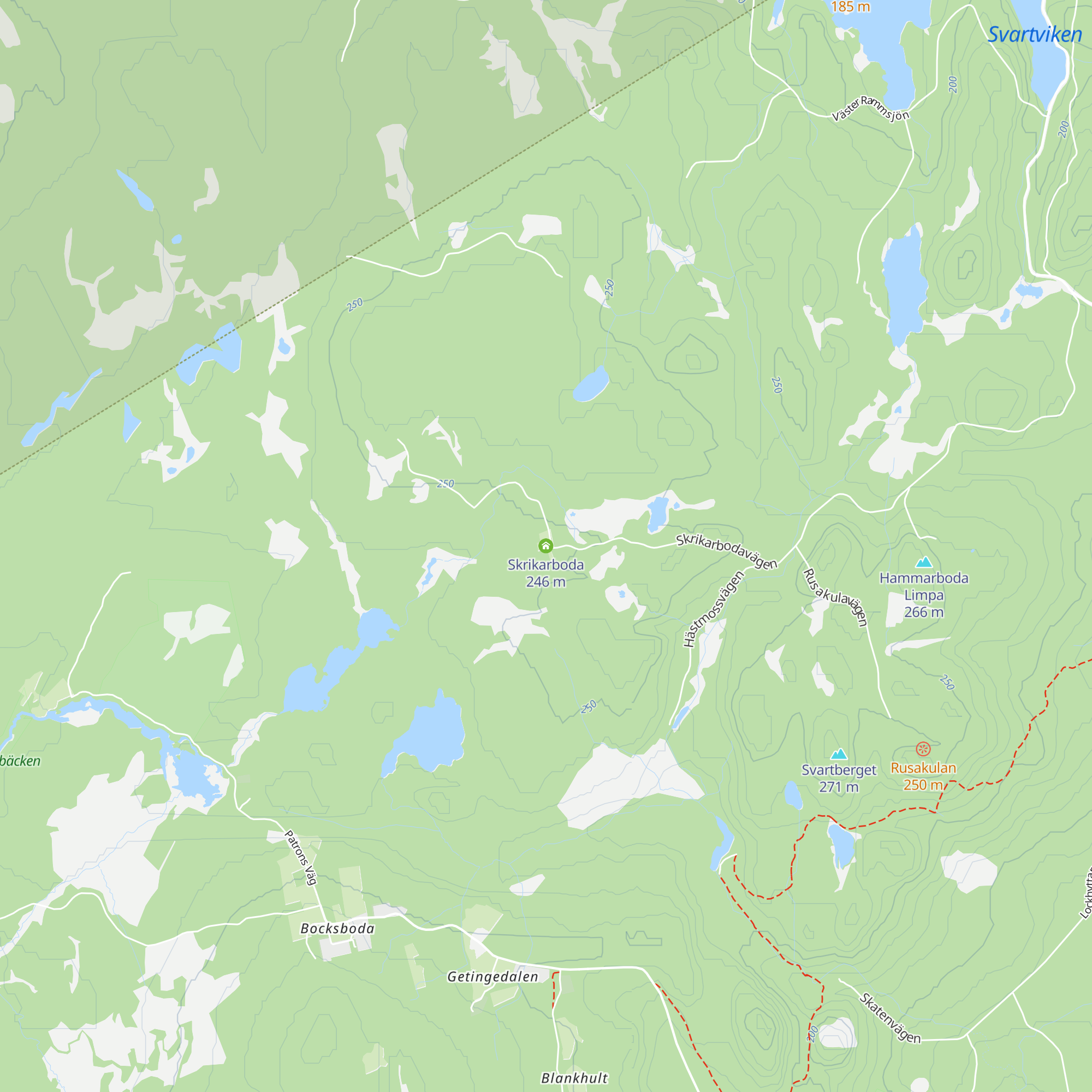Skrikarboda map
