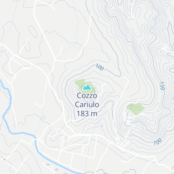 Map of Cozzo Cariulo