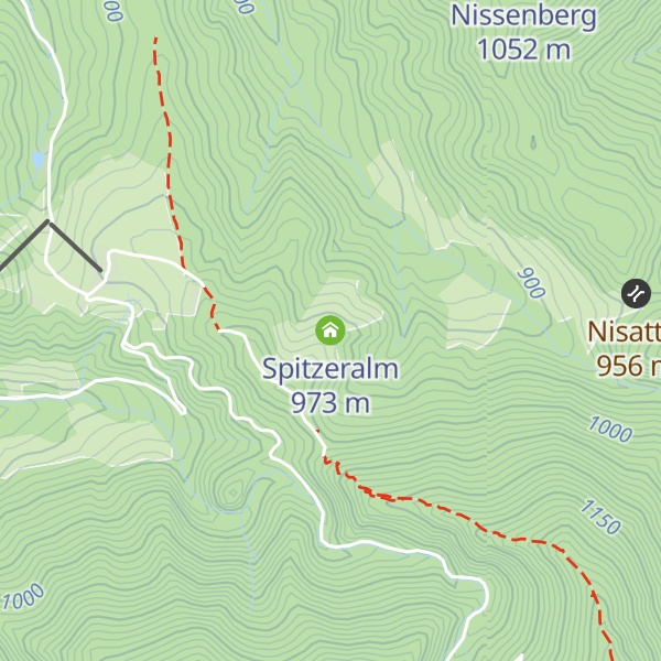 Map of Spitzeralm