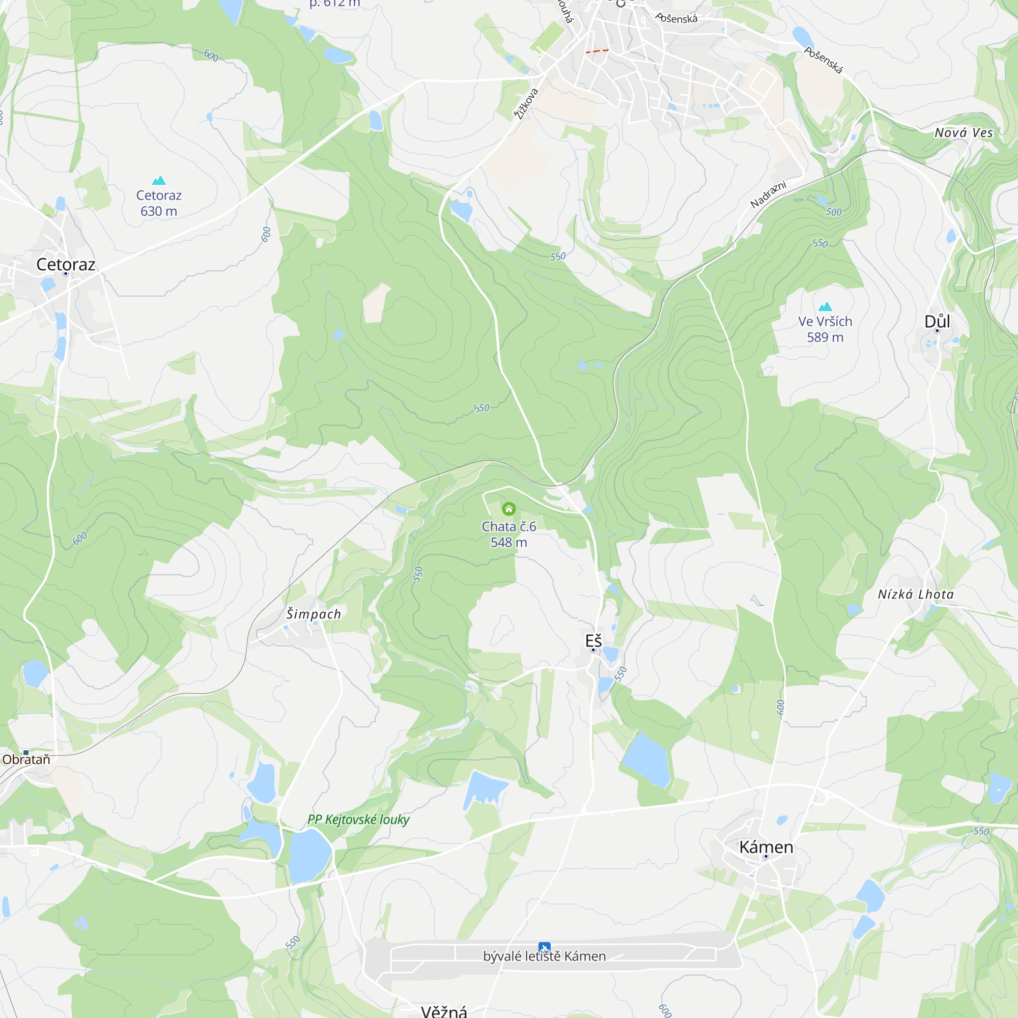 Chata č.6 map