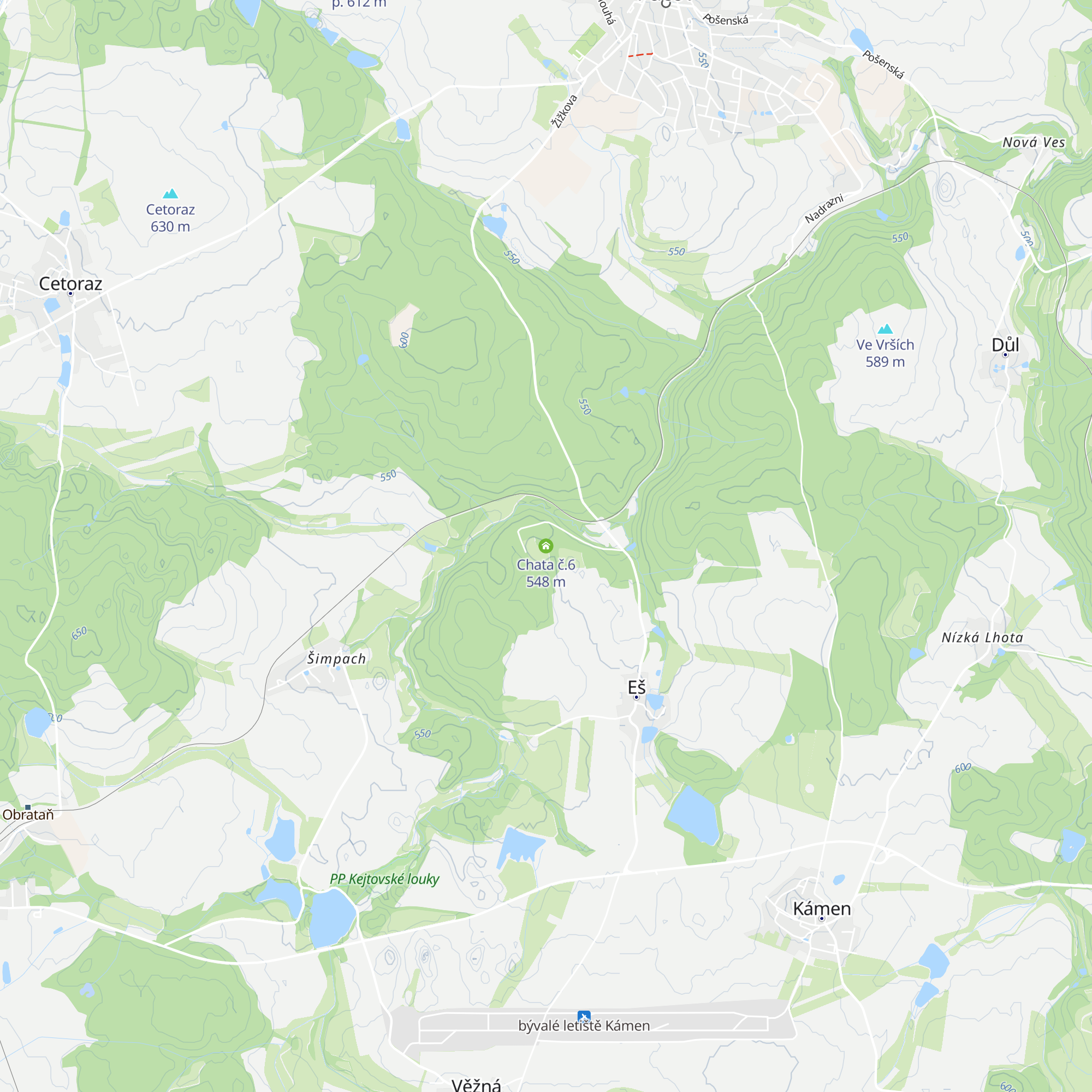 Chata č.6 map