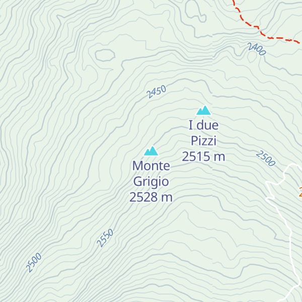 Map of Monte Grigio