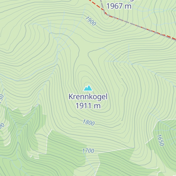 Map of Krennkogel