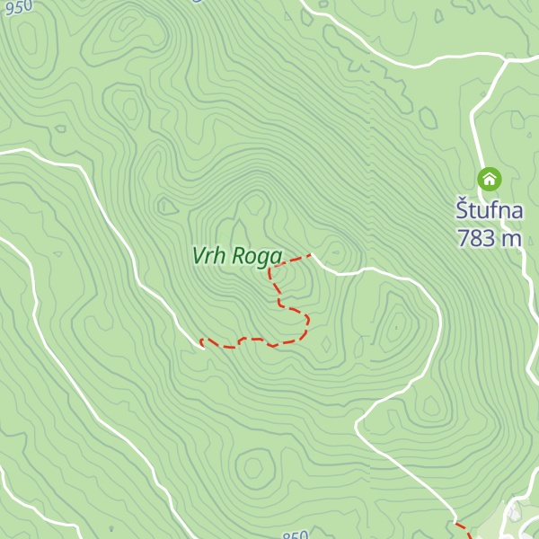 Map of Veliki Rog