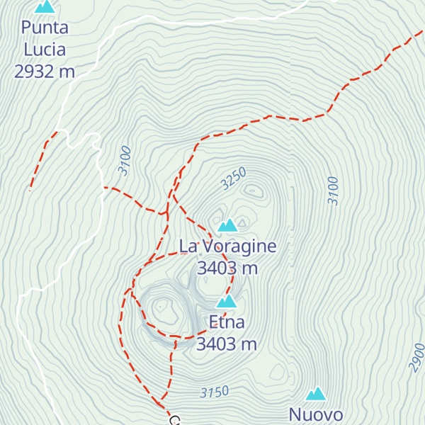 Map of Cratere di Nord-Est