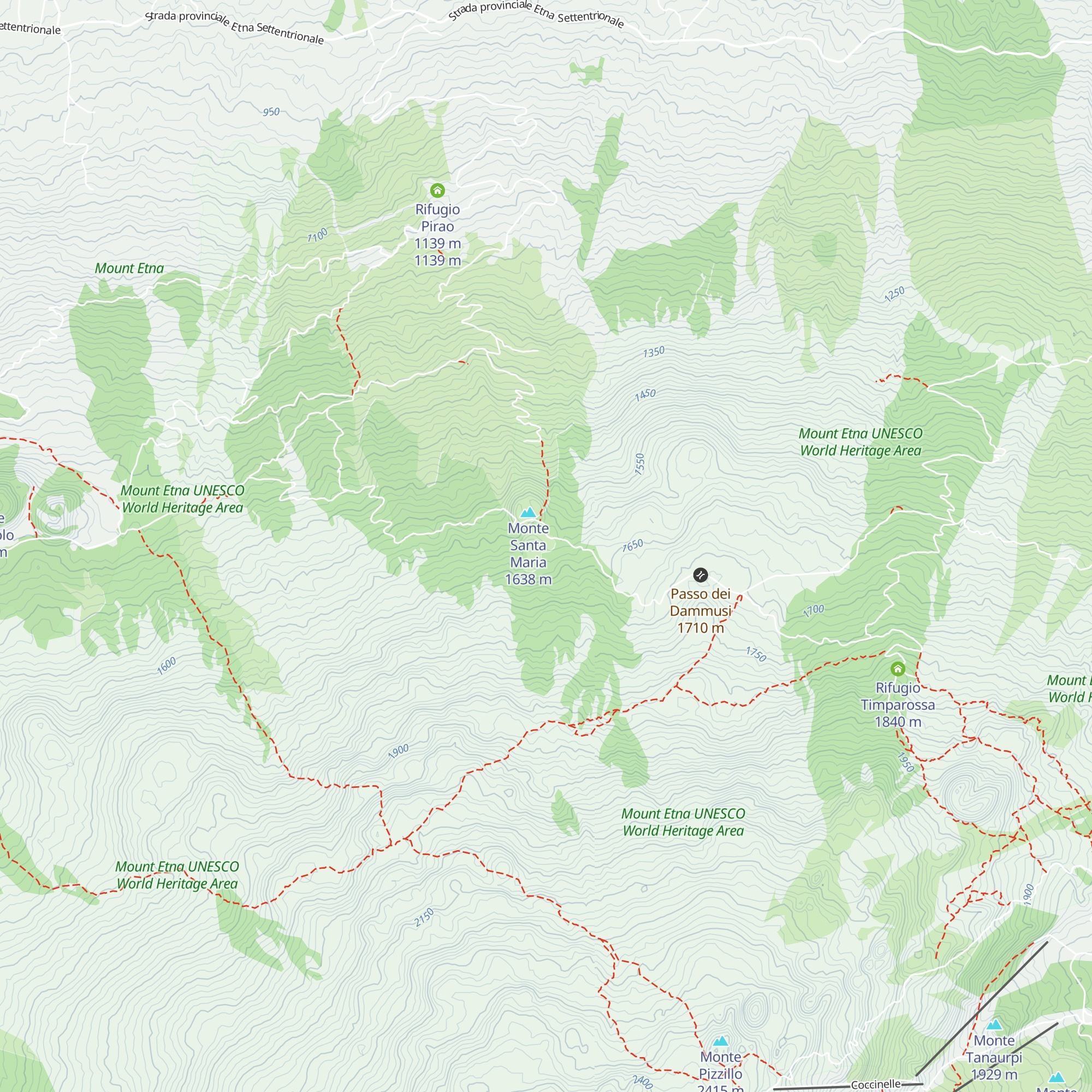 Rifugio Monte Santa Maria map