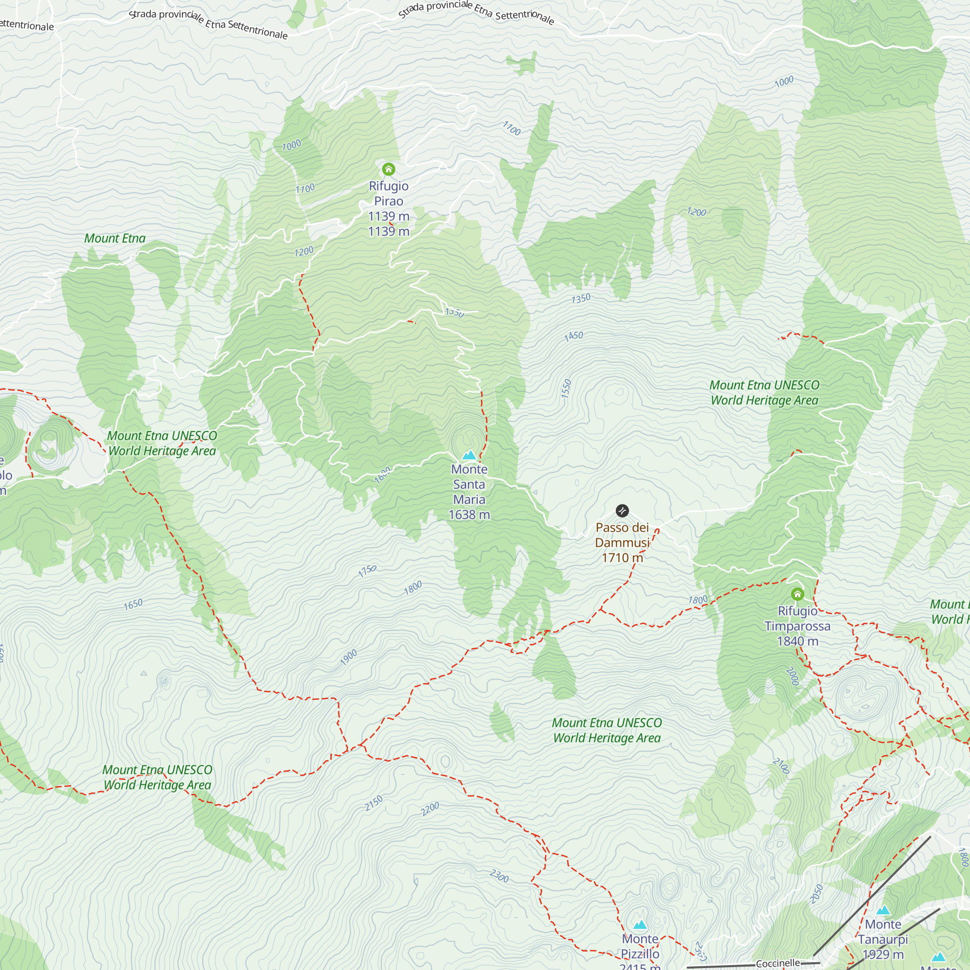 Rifugio Monte Santa Maria map