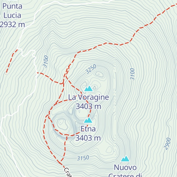 Map of La Voragine