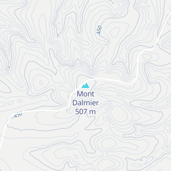 Map of Mont Dalmier