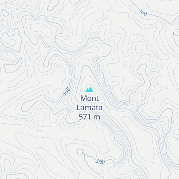 Map of Mont Lamata