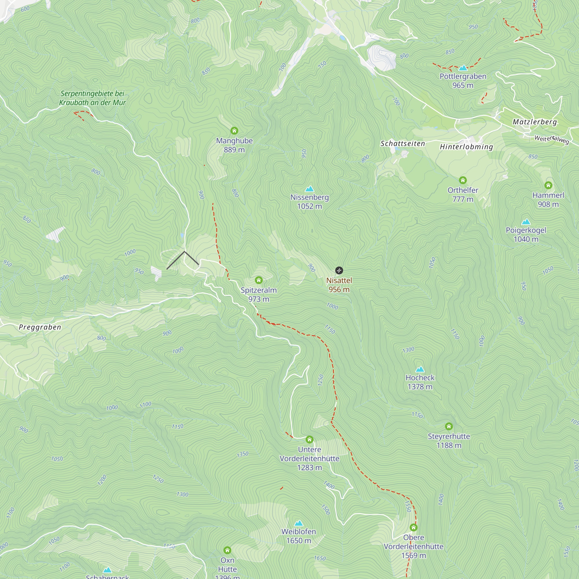 Wanglerhube map