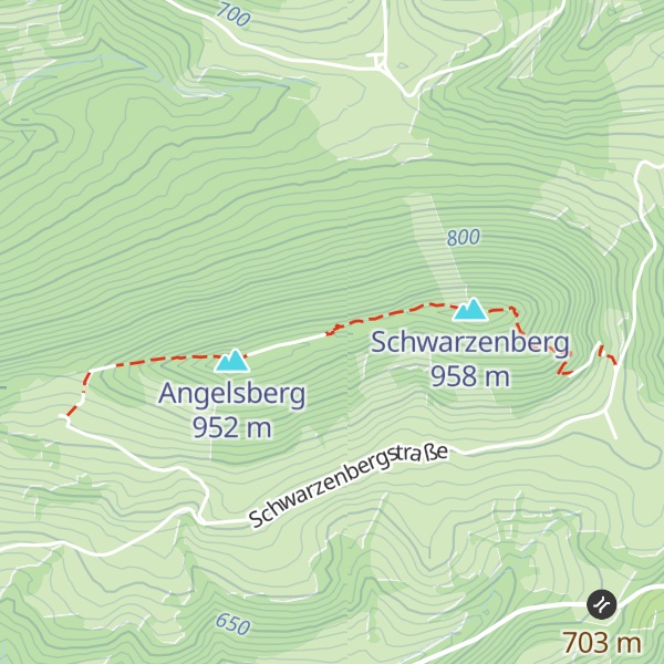 Map of Unterstandshütte TVN-Spitze